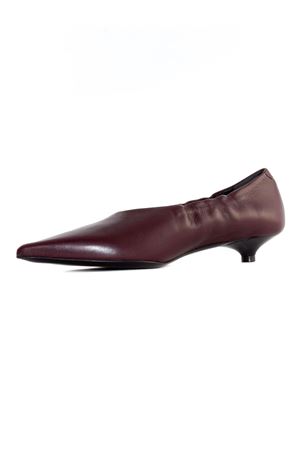 Dècolletè in pelle bordeaux GUGLIELMO ROTTA | HETTYBORDEAUX